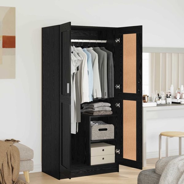Armoire 2 portes 82,5 x 51,5 x 180 cm bois d’ingénierie – vue d’ensemble
